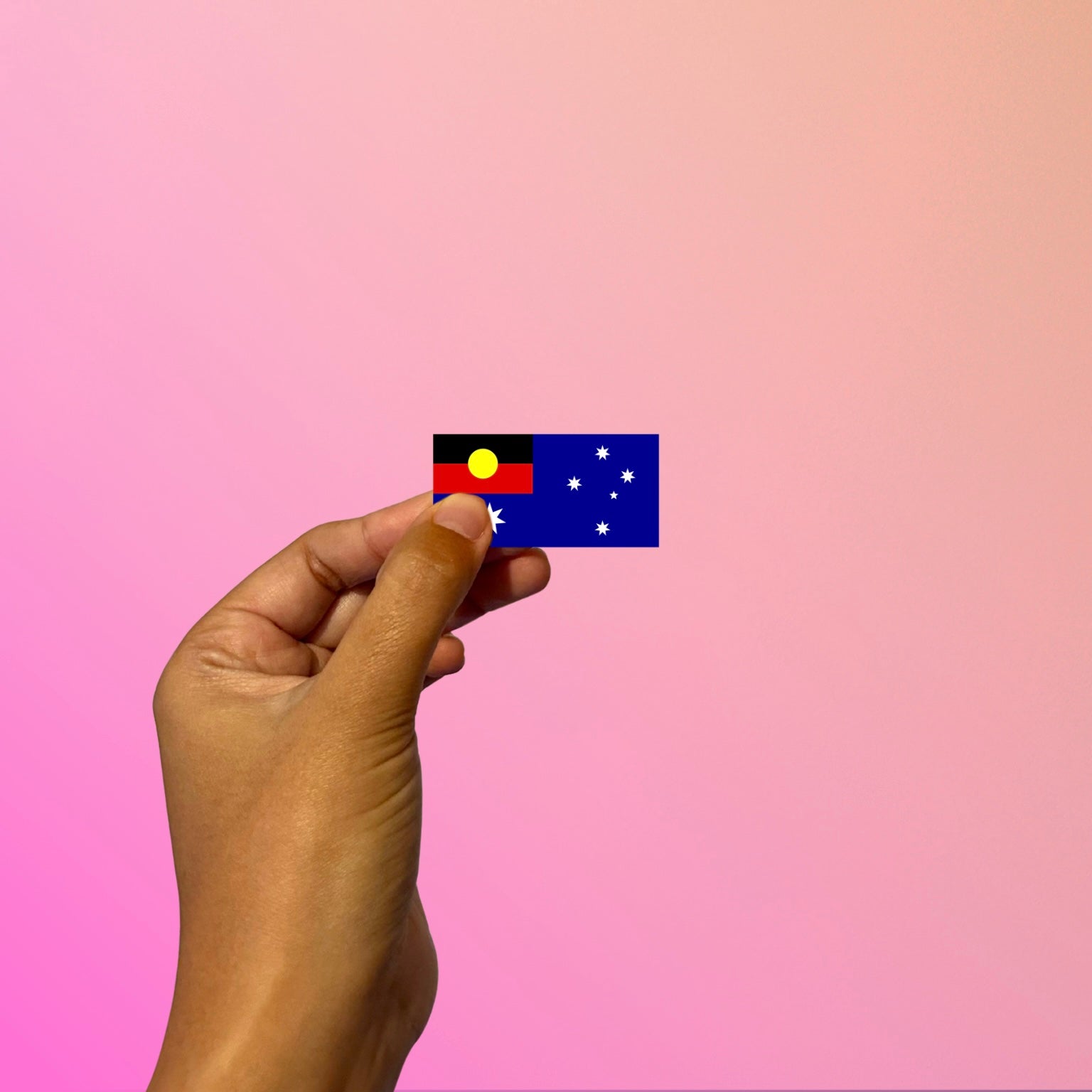 Vinyl Flag Sticker